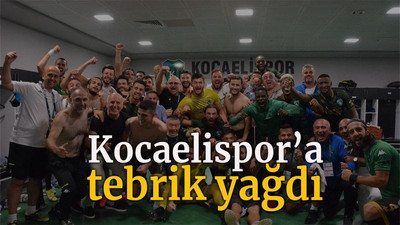 Kocaelispor’a tebrik yağdı